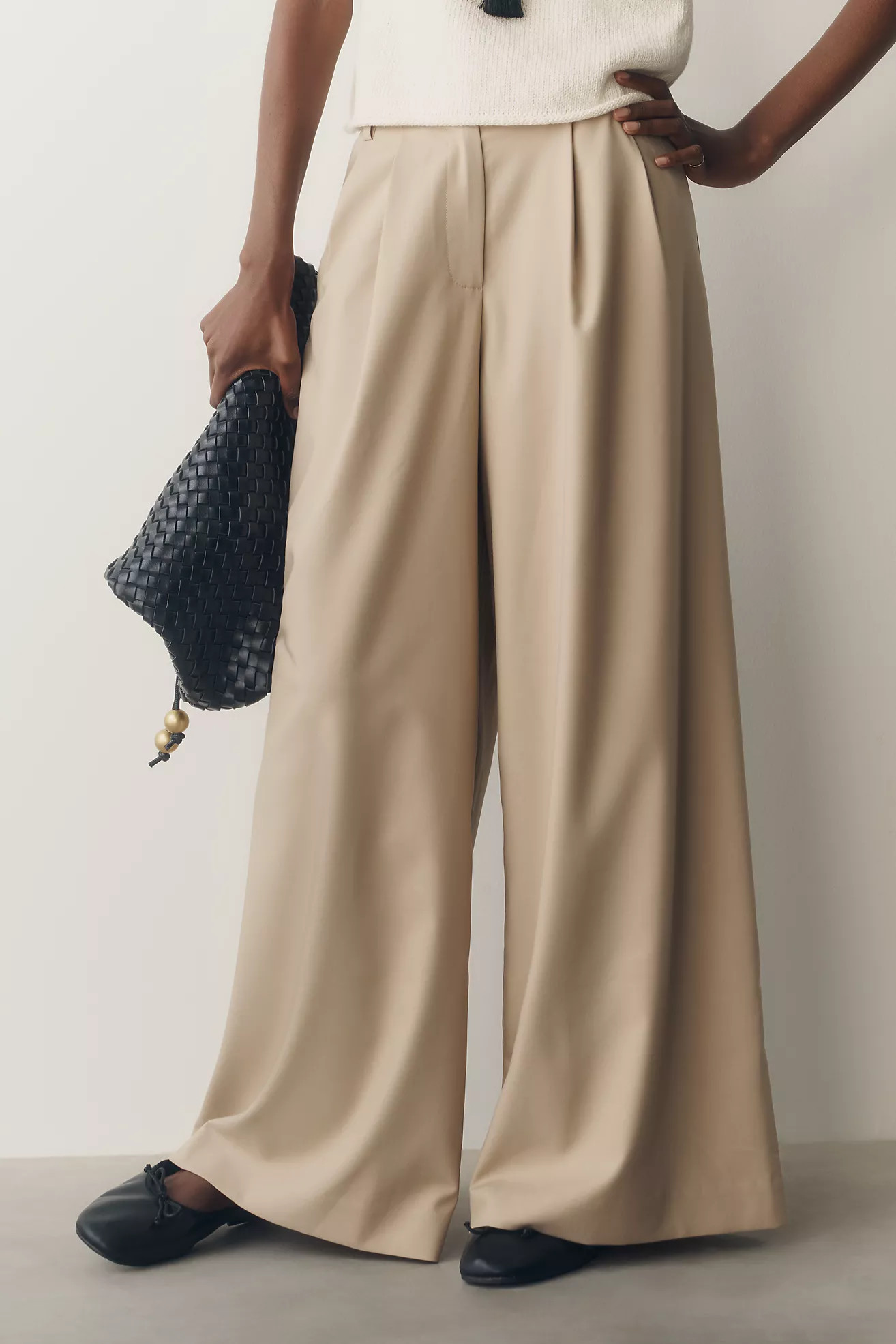 Whiteroom + Cactus Pleated Trousers | Anthropologie (US)