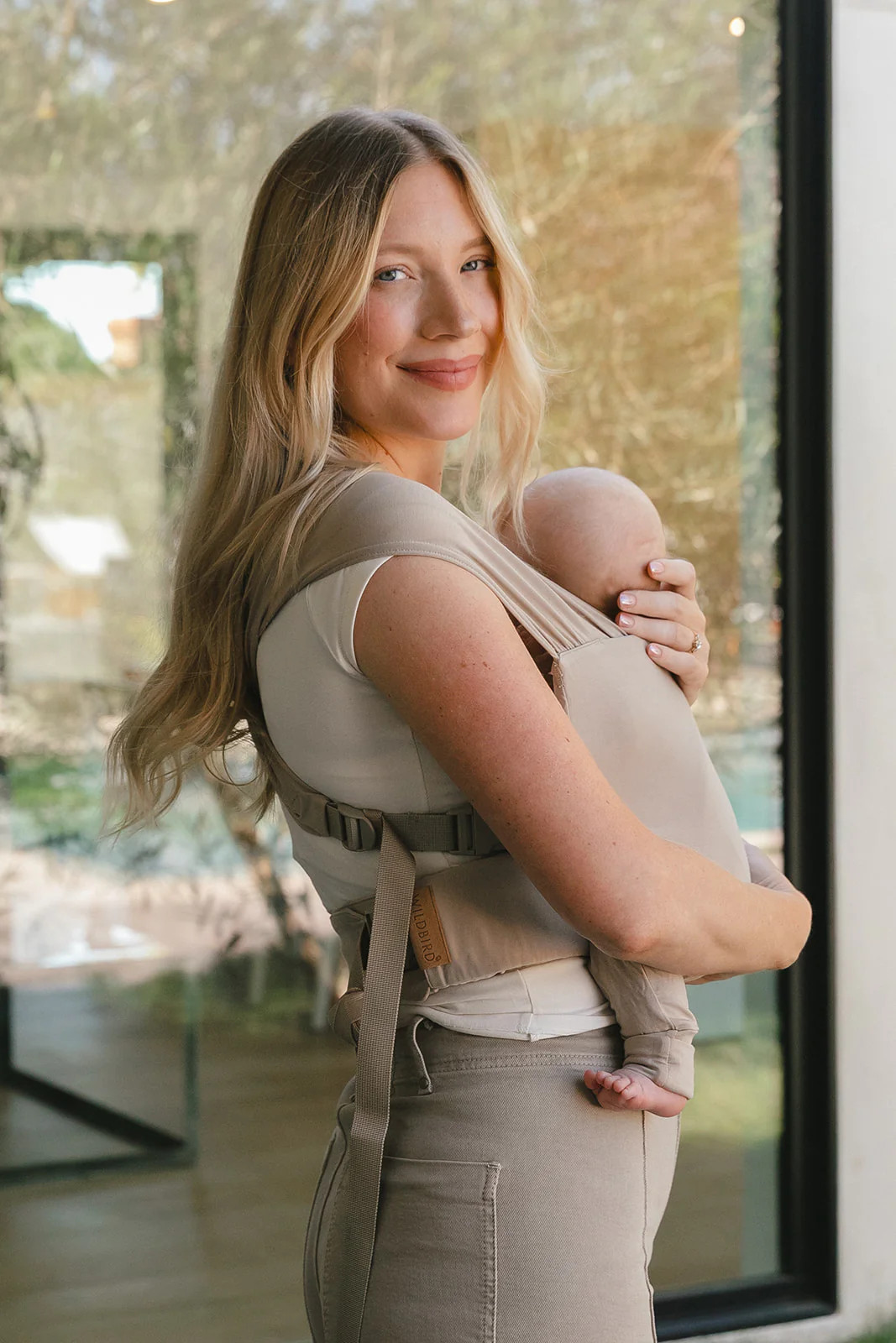 Desert Lark - Aerial Newborn Buckle Wrap | Wildbird