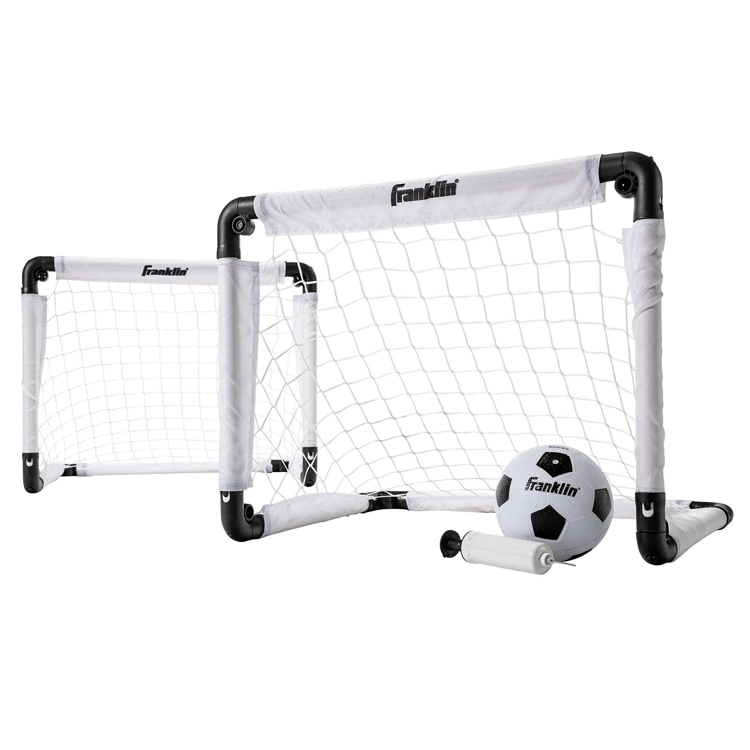 Franklin Sports Kids Mini Soccer Goal Set - Backyard/Indoor Mini Net and Ball with Pump - 22" x 1... | Amazon (US)