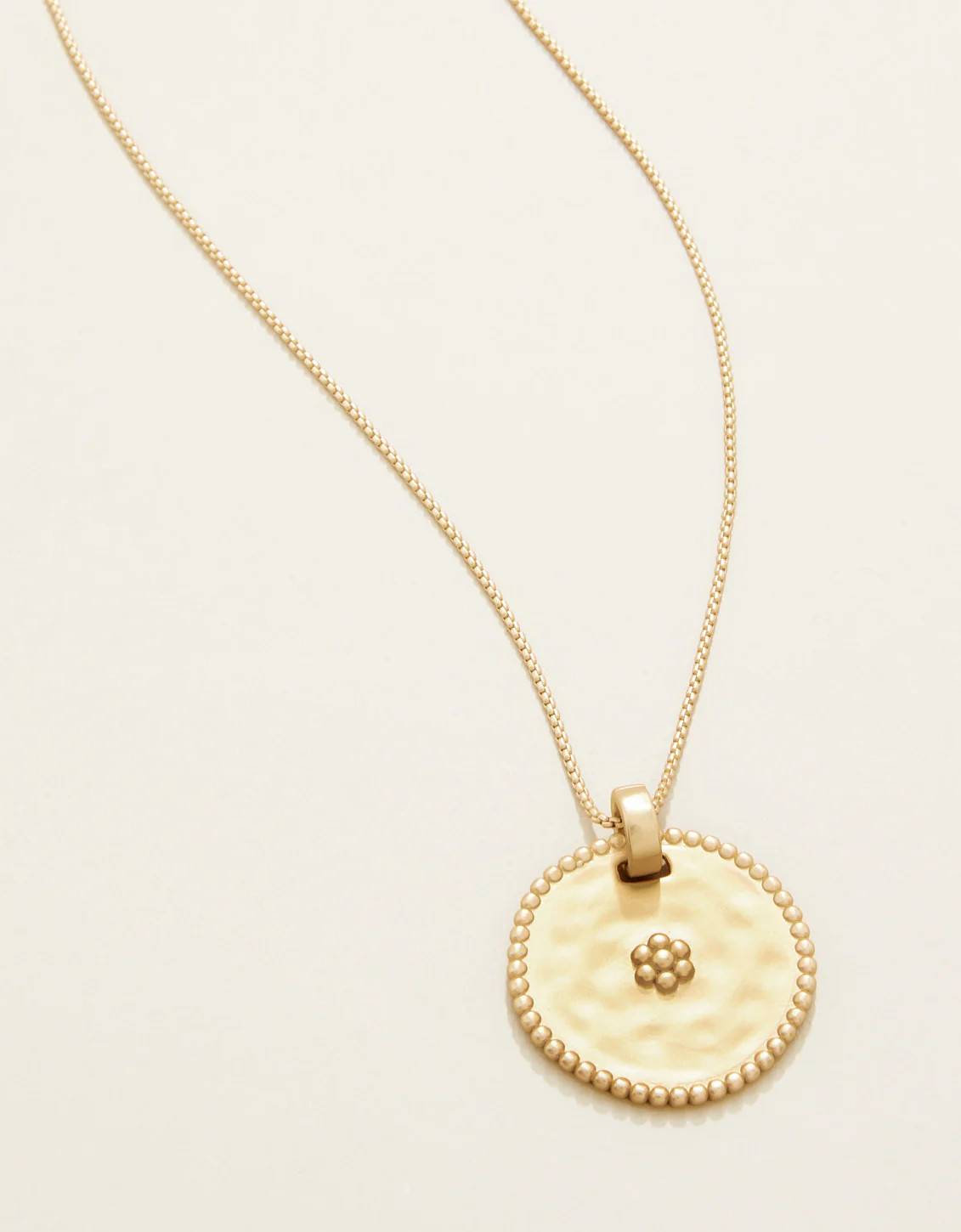 Milly Coin Necklace 18" Gold | Spartina 449