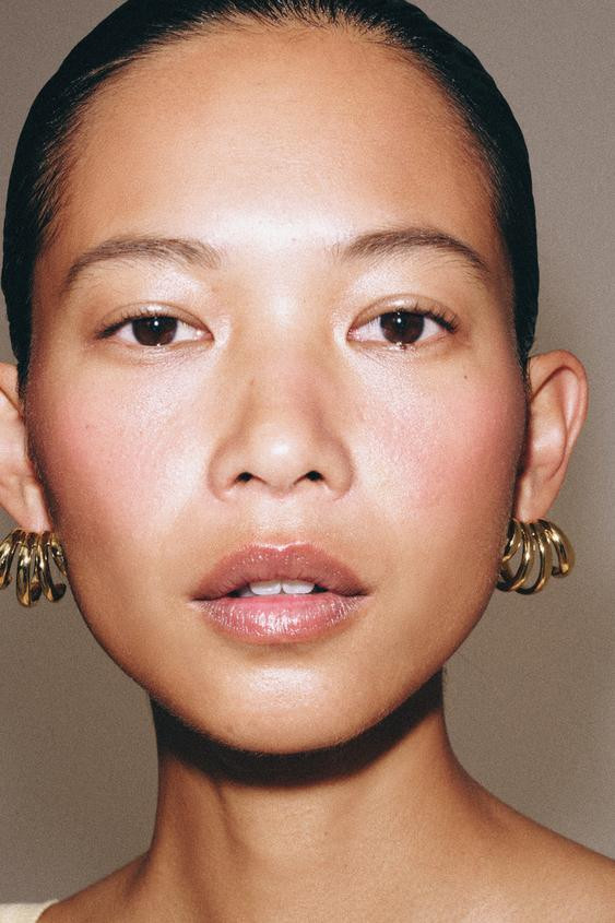 METAL HOOP EARRINGS | Zara US