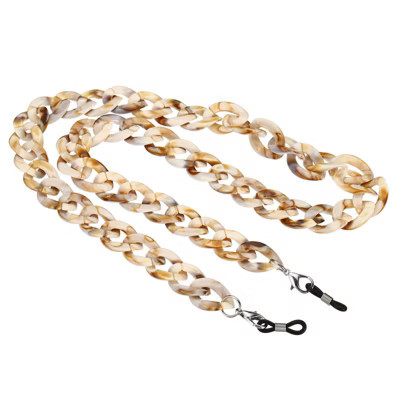 Unique Bargains Adjustable Eyeglass Holder Chains for Reading Blue Light Glasses Brown | Target