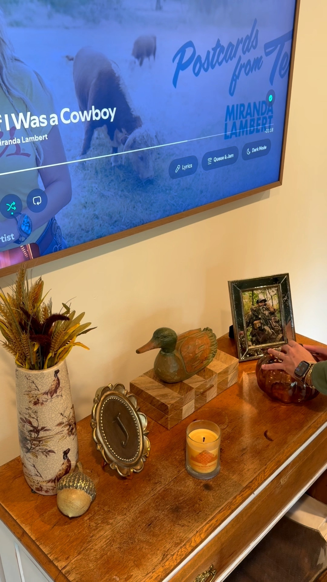 Getting my tv stand just like I like it for fall! Love my fall decor in my living room and also perfect for Thanksgiving :)

#LTKSeasonal #LTKFindsUnder50 #LTKHome