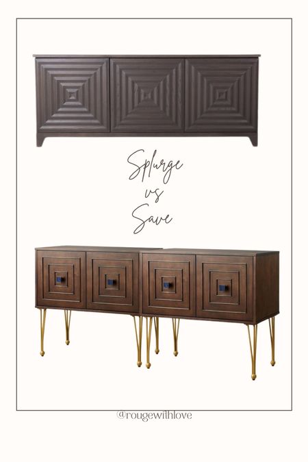 Not a perfect splurge vs save but very similar. 

McGee and co console, opalhouse console, target furniture 

#LTKstyletip #LTKsalealert #LTKhome