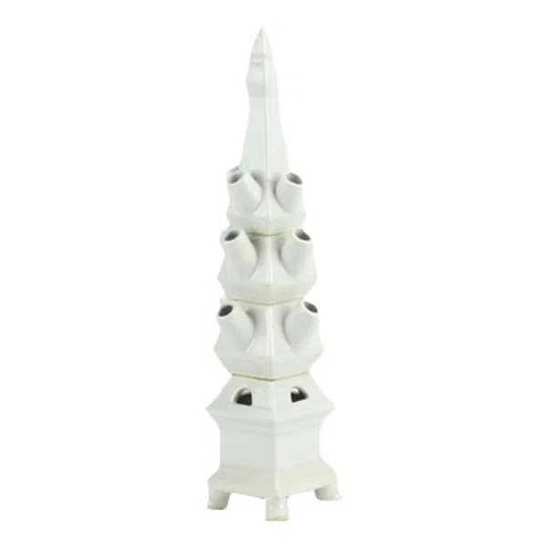 Solid White Tulipiere Large Sculpture | Wayfair North America
