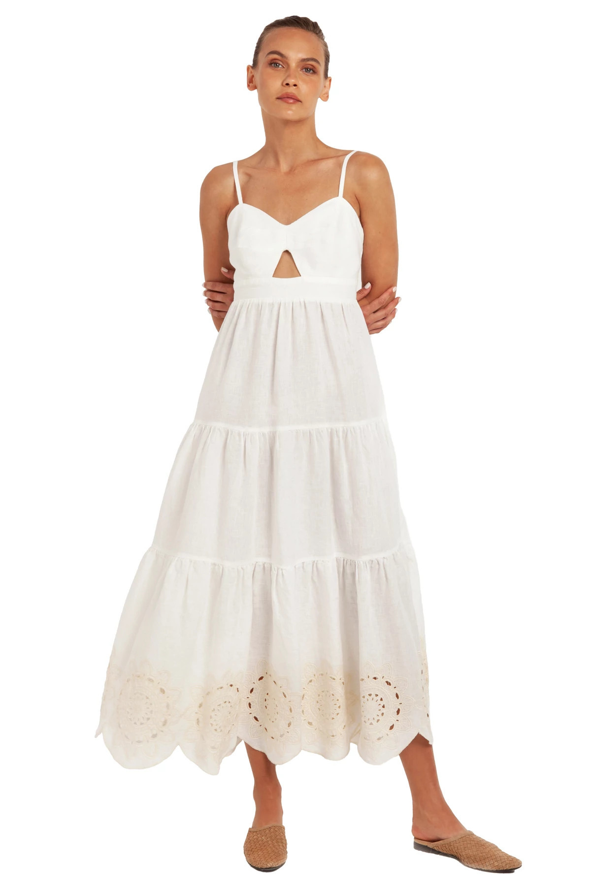 Embroidered Midi Dress | Everything But Water