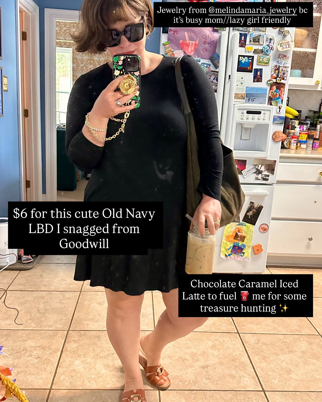 Can’t believe I snagged this fab @OldNavy dress from Goodwill for $6. Linked below— it’s on sale for $14. Wearing all @melindamaria jewelry and @walmart sandals. 

spring outfits, casual, swing dress, sandals, date dress, 

#LTKMidsize #LTKmomlife #LTKSaleAlert