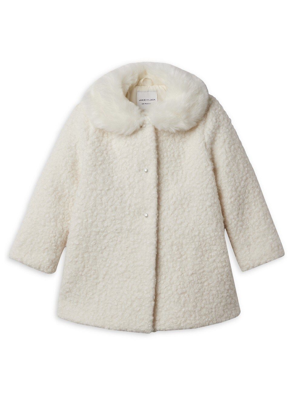 Little Girl's & Girl's Faux Sherpa Coat | Saks Fifth Avenue