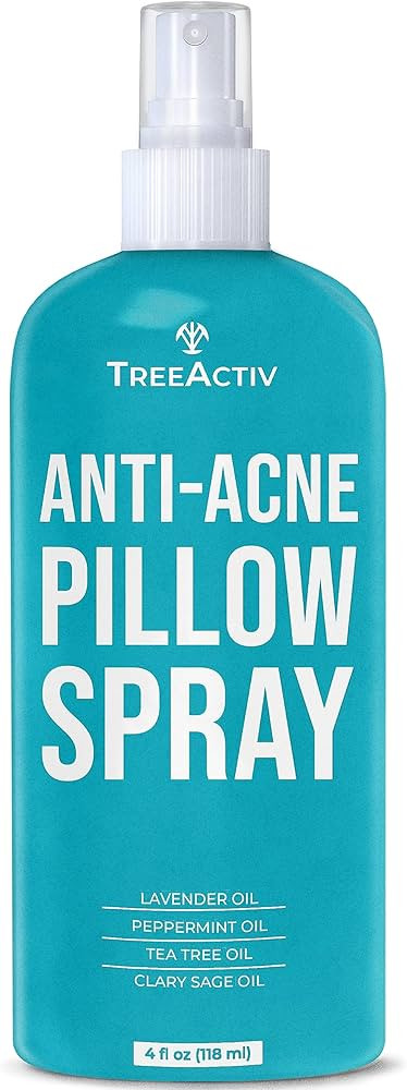 TreeActiv Anti-Acne Pillow Spray, 4 oz, Lavender Sleep Spray for Pillows, Pure Lavender Essential... | Amazon (US)