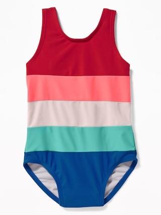 Color-Blocked Swimsuit for Toddler Girls | Old Navy US