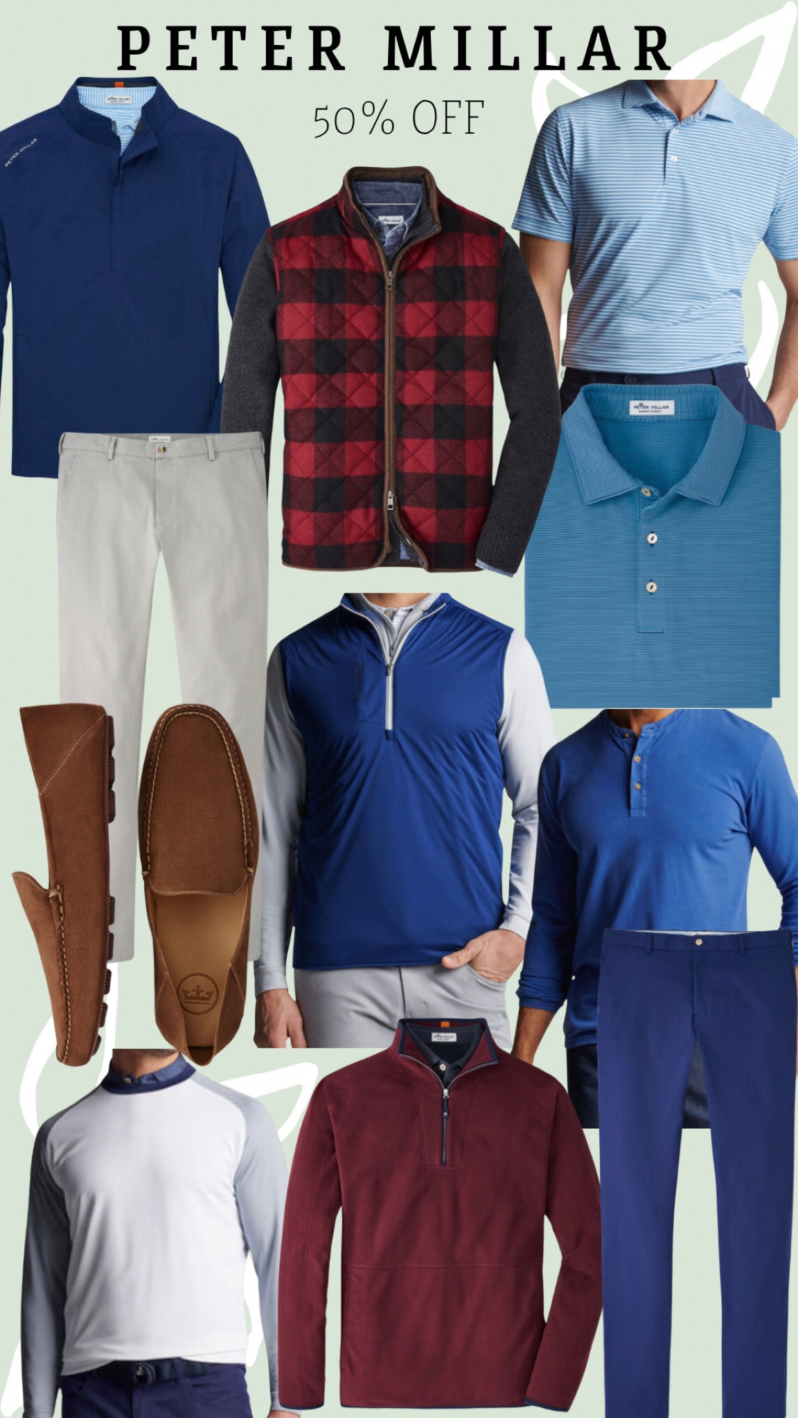 Surprise the men in your life by dressing them! Peter Millar 50% off sale!

#LTKsalealert #LTKmens #LTKFind
