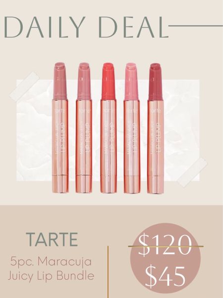 Tarte maracuja juicy lip bundle set


#LTKsalealert #LTKbeauty #LTKGiftGuide