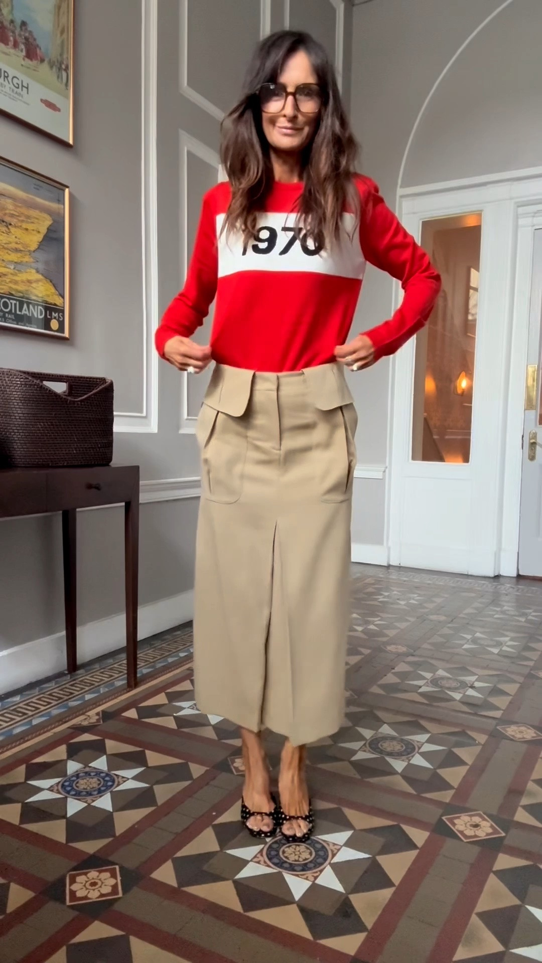 Wearing an 8 in the shirt 
10 in the 1970 sweater and Lucian T shirt

#LTKuk #LTKFashionMonth #LTKluxury