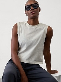 True Cotton Crop Tank | Athleta