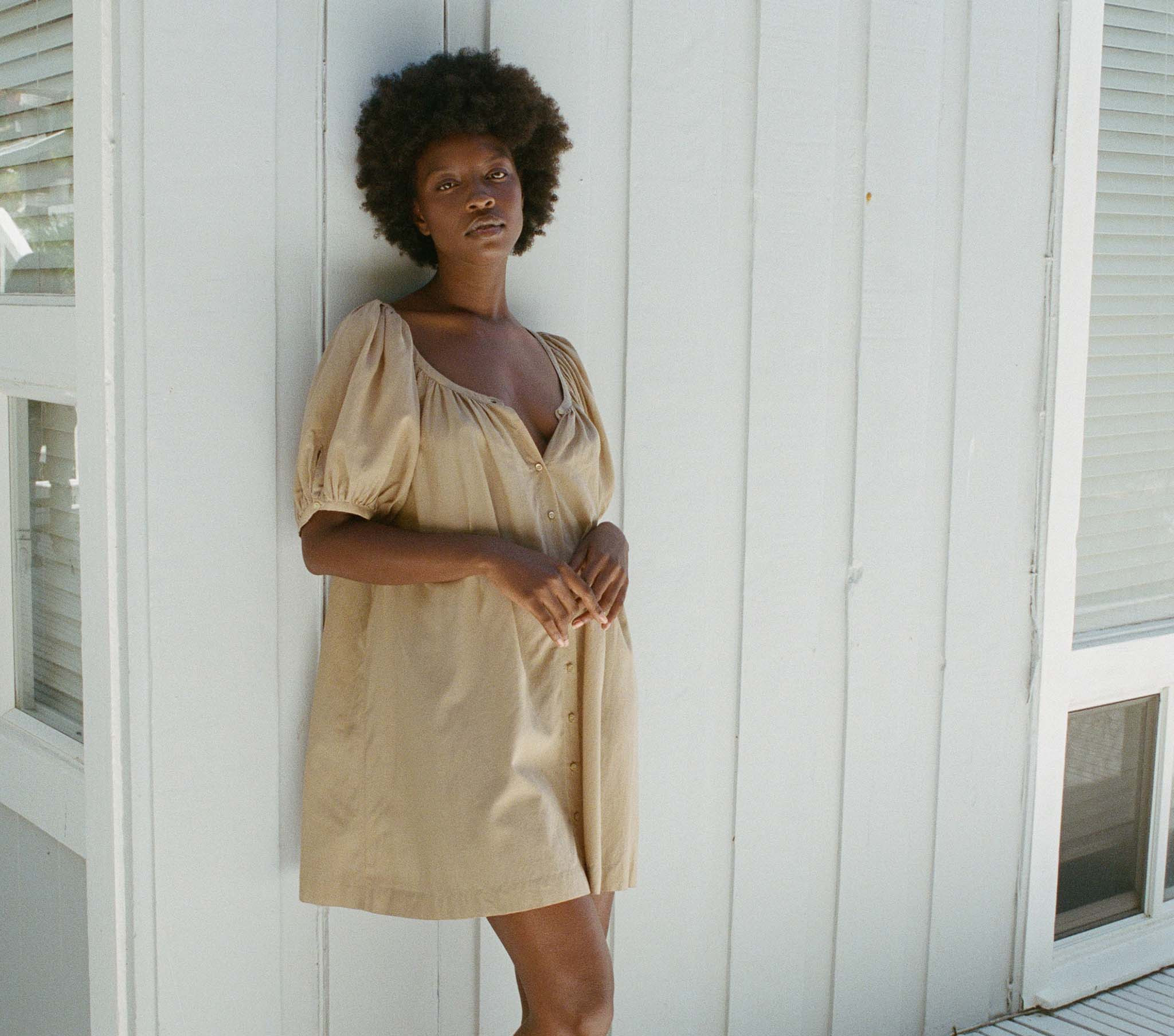 Josette Dress - Driftwood | DÔEN | DOEN