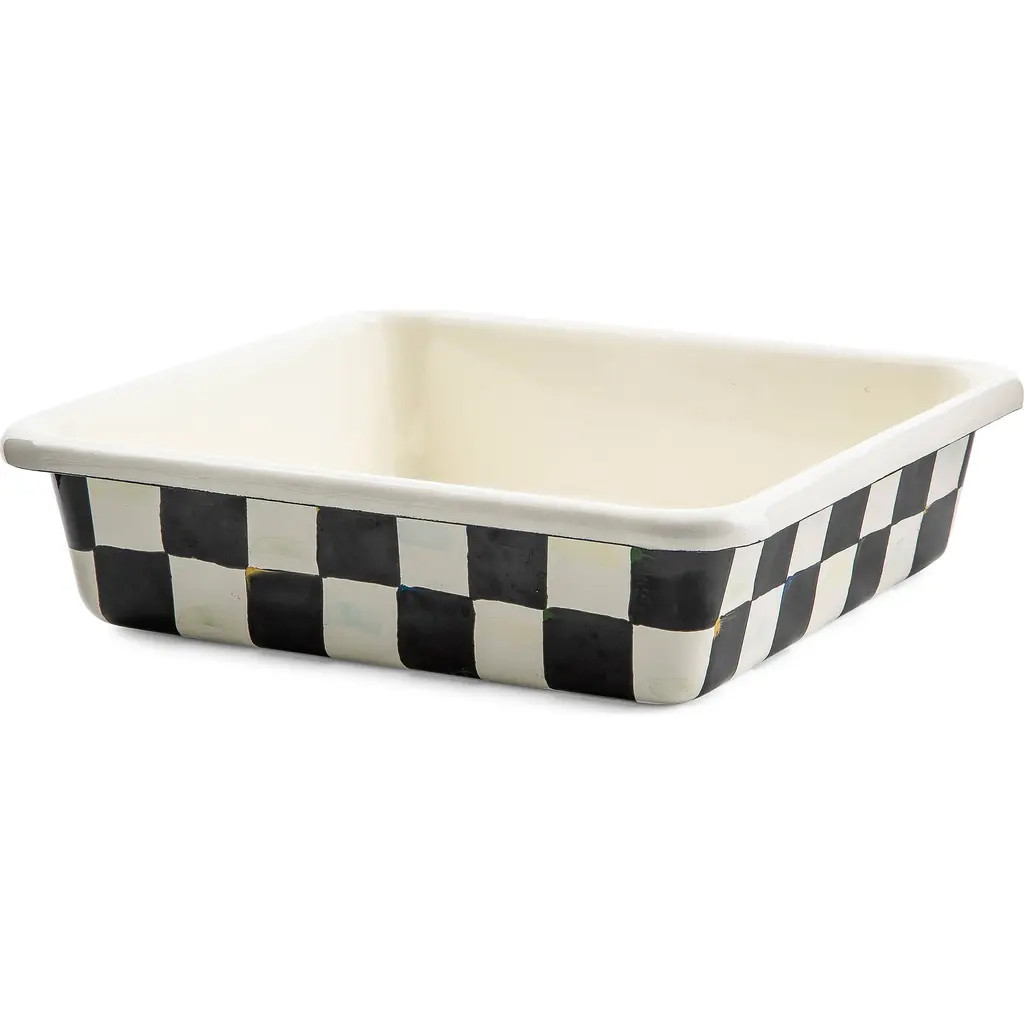 MACKENZIE CHILDS Courtly Check Baking Pan in Black/White at Nordstrom | Nordstrom