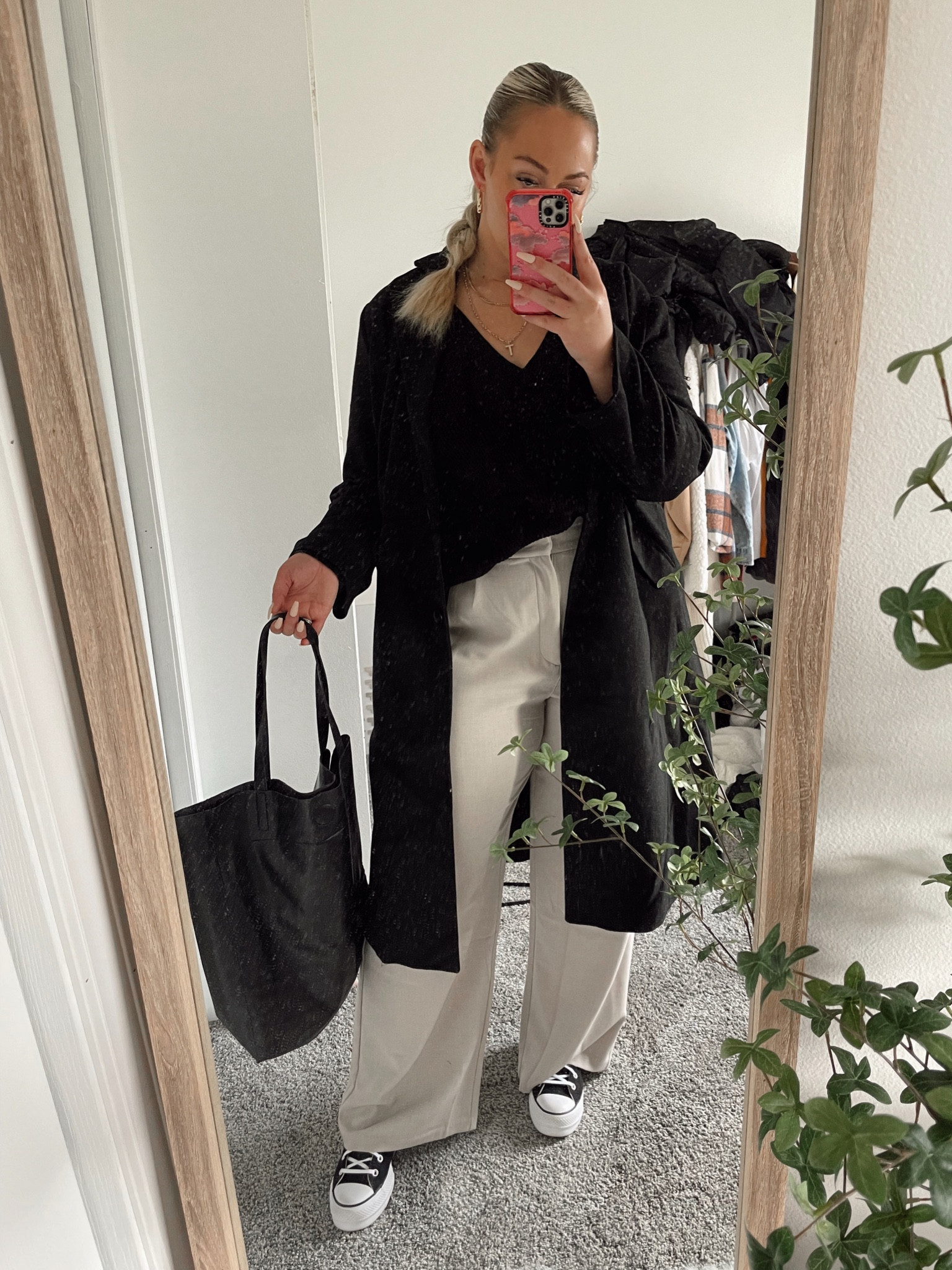 Thanksgiving Outfit Idea - Comfy + Casual 
Pants- Large Long
Top- Large
Coat- Large

#LTKHoliday #LTKSeasonal #LTKstyletip