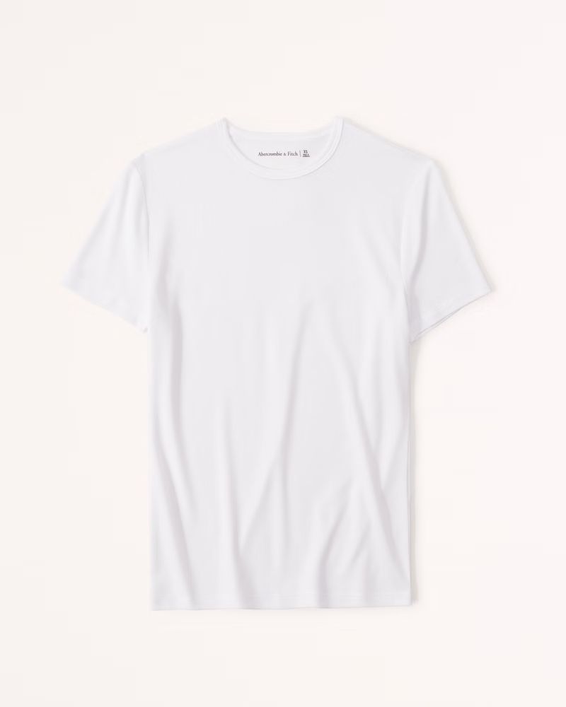 Elevated Rib Baby Tee | Abercrombie & Fitch (US)