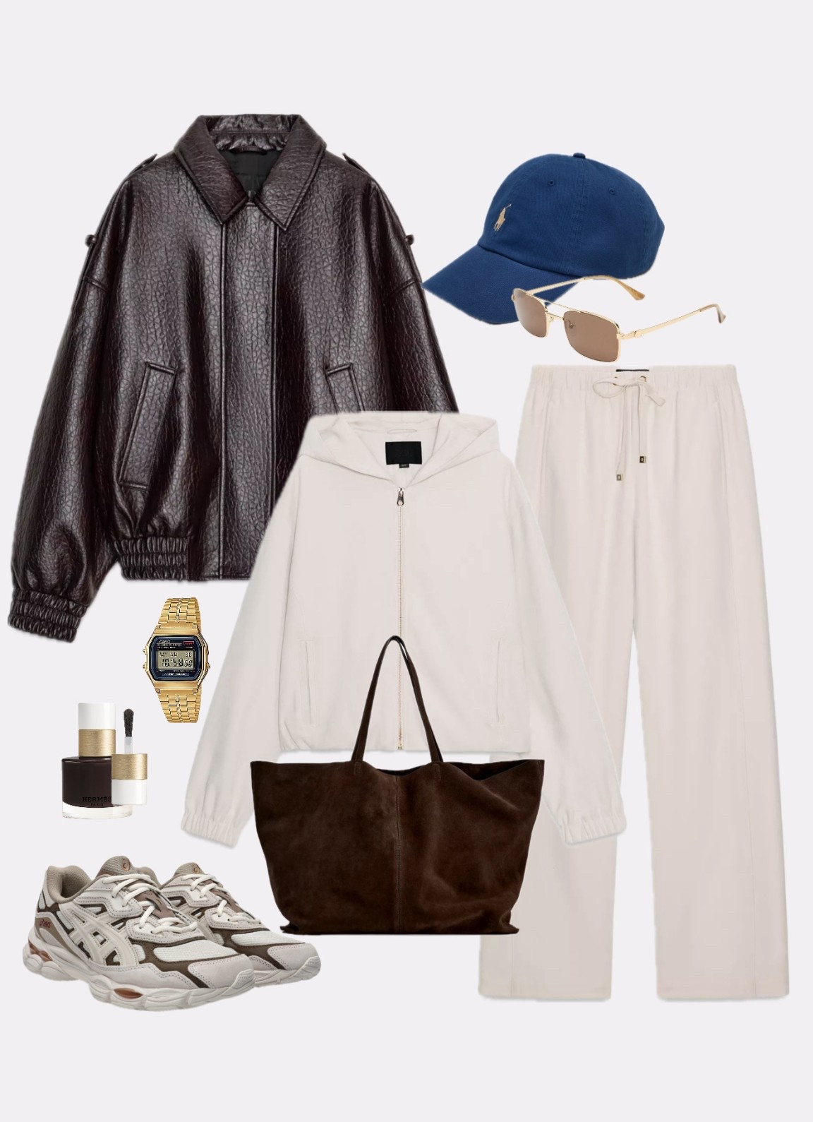 Some weekend outfit inspiration built around a faux leather bomber jacket that keeps selling out (and for good reason) paired with a vintage-inspired watch that I’m now completely convinced I need 🙈

This look is all about effortless, elevated off-duty style - the kind of outfit you can throw on for weekend coffee runs and casual catch-ups. The faux leather bomber jacket adds that cool, structured edge while still being super wearable, and it layers perfectly over everyday basics.

I also can’t stop looking at that suede leather tote bag 🙈 Help! 

#LTKstyletip #LTKautumn #LTKaustralia
