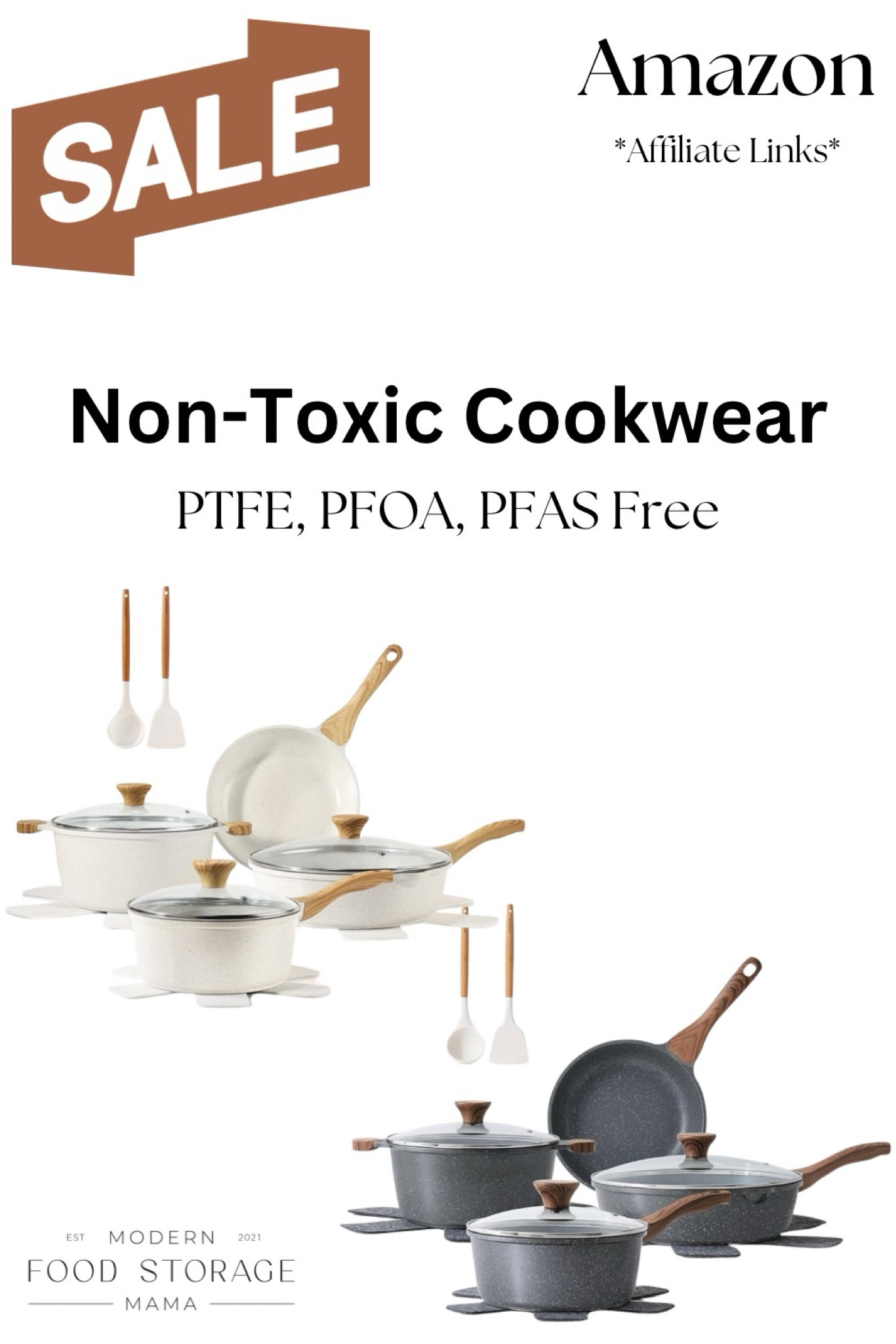 If you are looking for HEALTHY non-toxic cookware that is also affordable I LOVE this set! 

I have this set in White and I have loved using it. Right now, during the Holiday sales is the best time to snag a set of cookewear for an incredible price! 

#kitchen #cooking #cookwear #amazon #amazondeals #amazonprime #foodstorage #foodstoragemama #modernfoodstoragemama

#LTKSaleAlert #LTKCyberWeek #LTKWatchNow