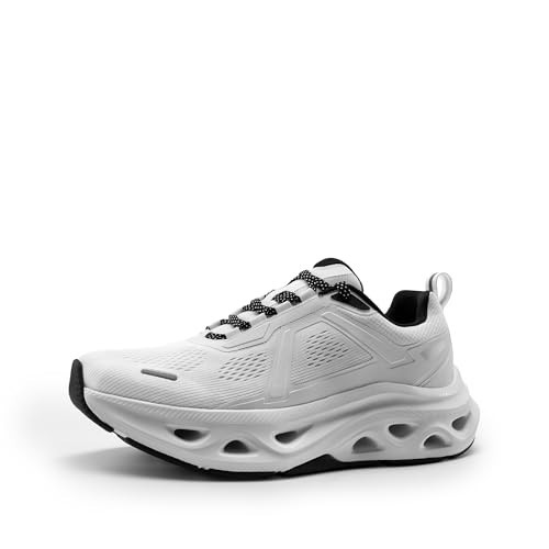 NORTIV 8 Men's Comfortable Walking Shoes MovePropel Athletic Breathable Gym Workout Tennis Jogging Cross Training Non Slip Fashion Running Sneakers,Size 10.5,White,SNWS247M | Amazon (US)