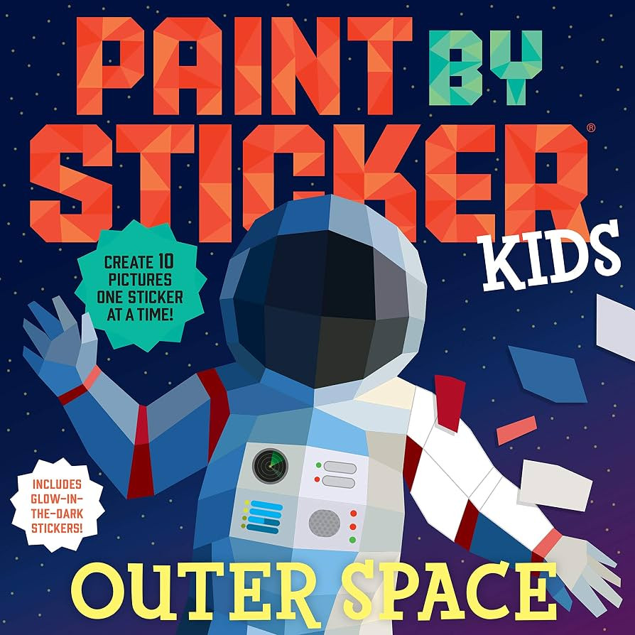 Paint by Sticker Kids (Official): Outer Space: Create 10 Pictures One Sticker at a Time! Includes... | Amazon (US)