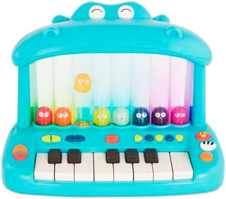 B. toys – Hippo Pop – Musical Toy Keyboard – Play Piano – Songs, Sounds & Lights – Musi... | Amazon (US)