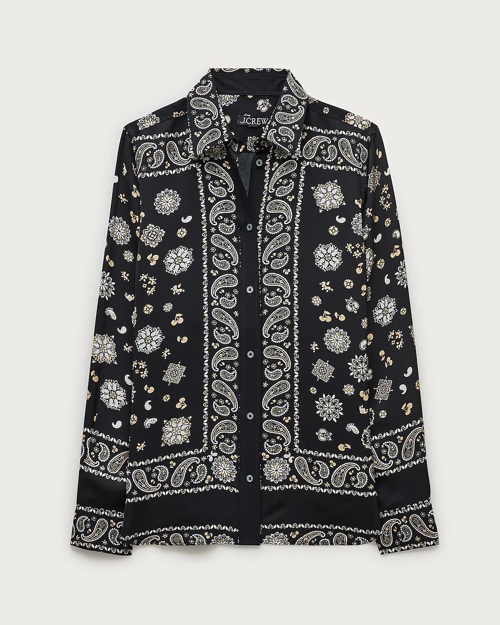 Jules classic-fit shirt in bandana-print viscose twill | J. Crew US