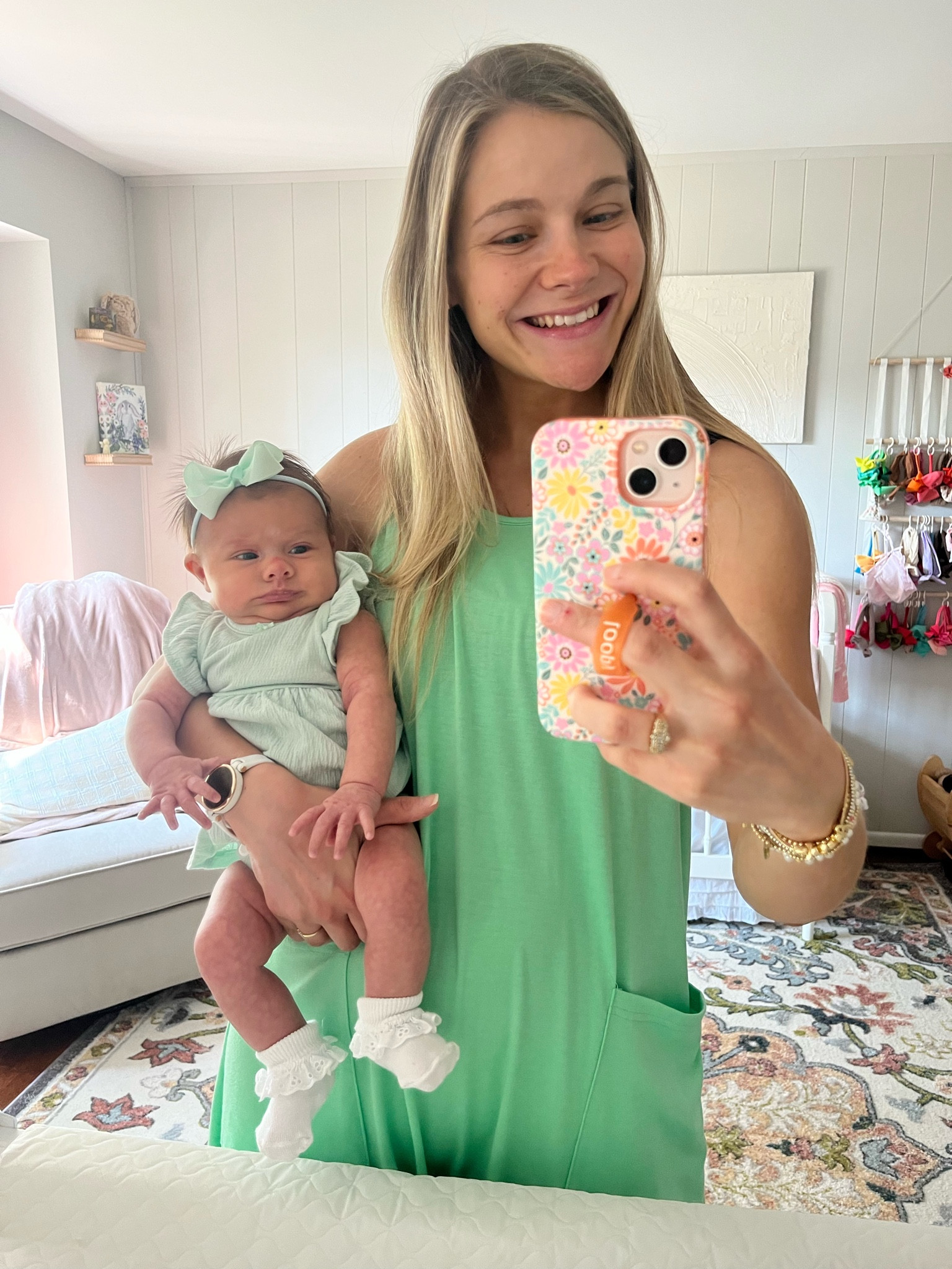 Matching green outfits! 💚

#LTKbaby #LTKSeasonal #LTKkids