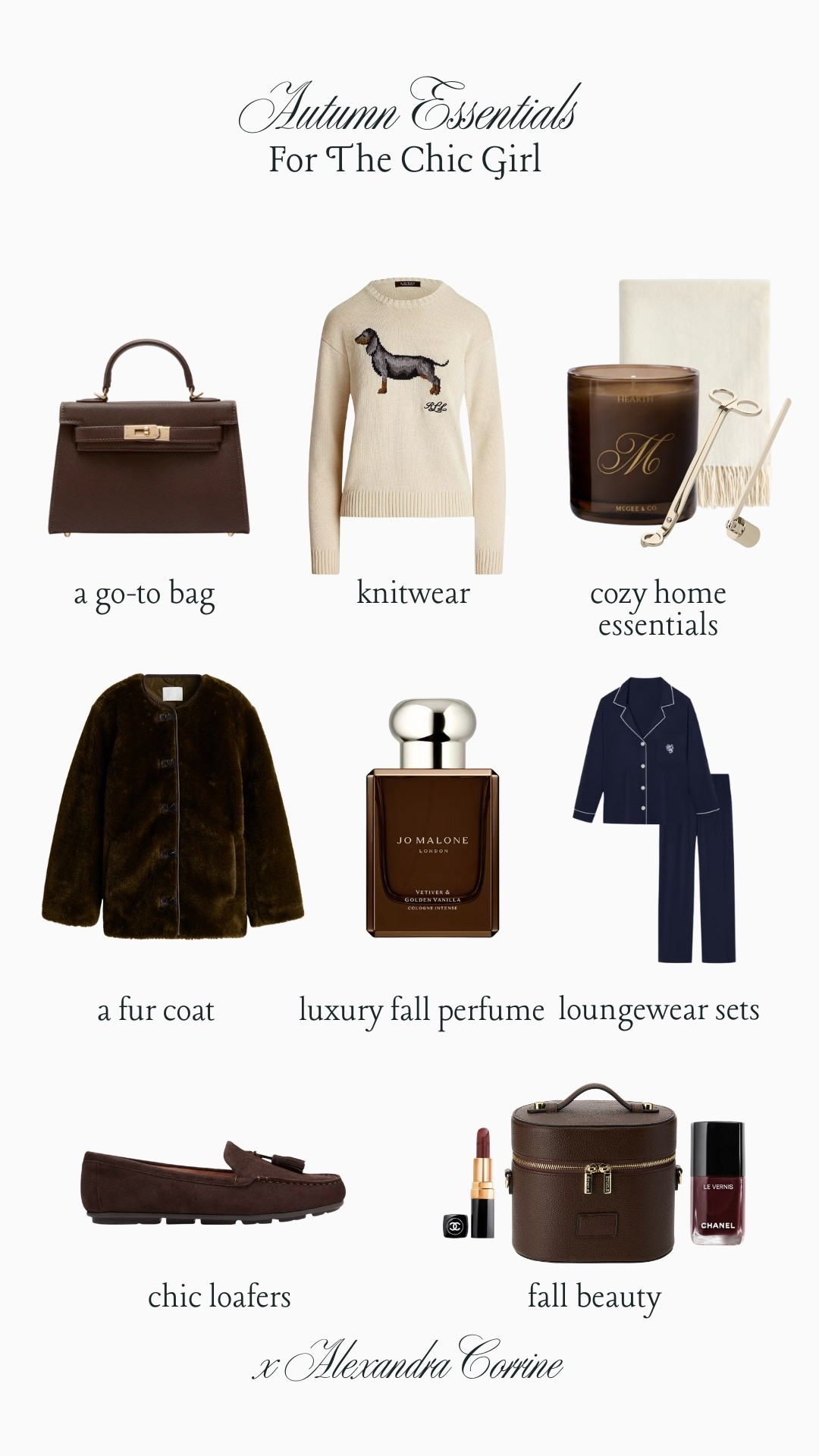 Chic autumn essentials ☕️🤎

Chocolate brown, fall style, fall fashion, cozy fall essentials, pajamas, loungewear, knit, sweaters, fur coat, loafers, chic fall accessories 

#LTKStyleTip #LTKSeasonal