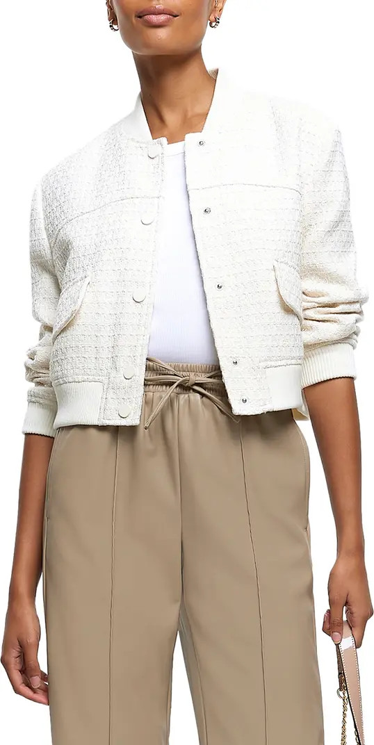 Bouclé Bomber Jacket | Nordstrom