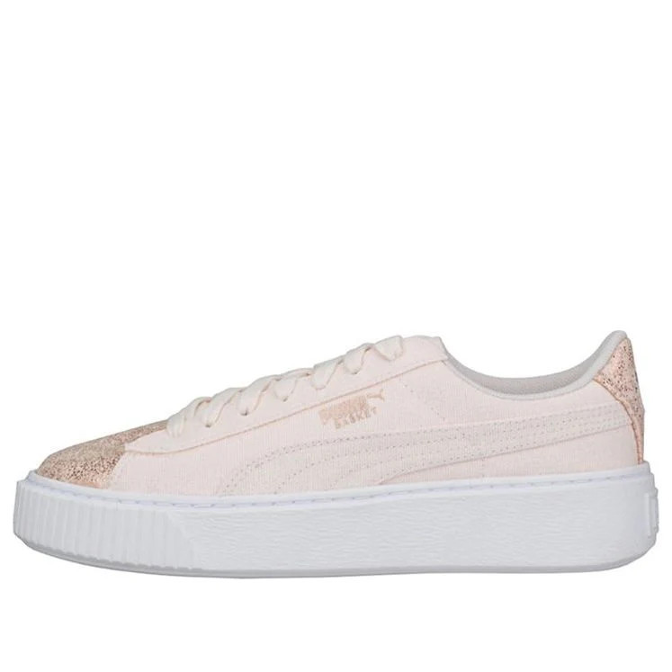 (WMNS) PUMA Basket Platform Rose Gold 366494-02 | KICKS CREW