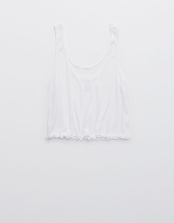 OFFLINE By Aerie Ribbed Cropped Tank Top | American Eagle Outfitters (US & CA)