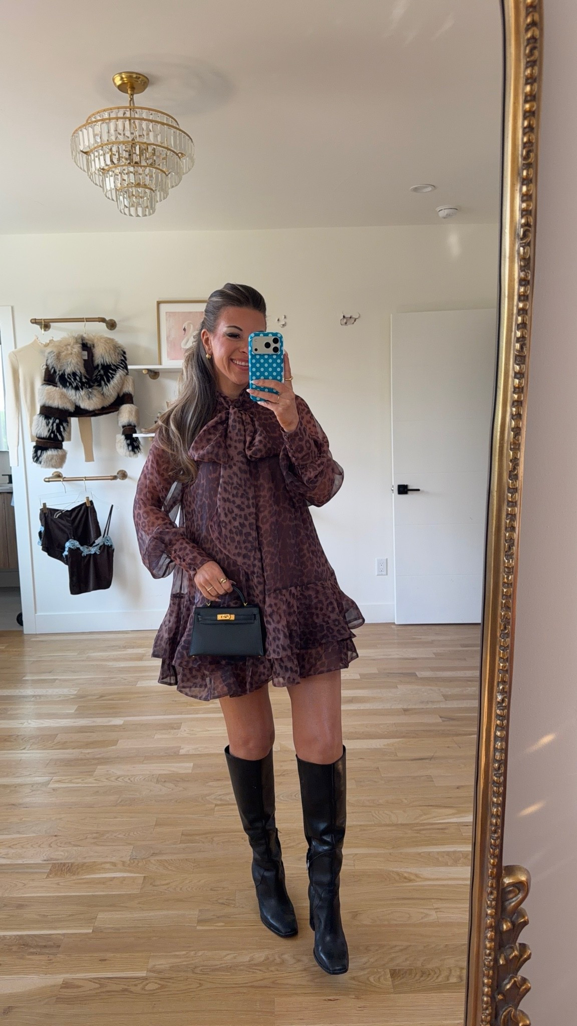 sheer leopard-print dress in brown and black with a tie-neck bow, long sleeves, and a ruffled hem amazon fall formal event & wedding guest dress ✨🍂

Im 5’4” and wearing my usual small/2 in all

electric picks: emerson20

amazon fashion, amazon dresses, amazon finds, amazon outfit ideas, amazon summer outfits, affordable fashion finds, resortwear, resort outfits, vacation outfits, vacation dresses, beach vacation outfits, summer vacation outfits, tropical vacation outfits, vacation outfit ideas, summer wedding guest dresses, wedding guest dresses, cocktail dresses, semi-formal dresses, black tie wedding guest dresses, destination wedding guest dresses, garden party dresses, wedding guest outfit ideas

#LTKSeasonal #LTKootd #LTKU