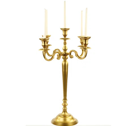 Fleur De Lis Living Metal Candelabra | Wayfair | Wayfair North America