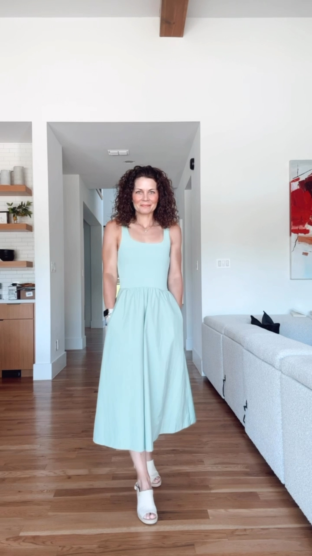 If you need a versatile dress this season, this one checks all the boxes! Perfect for graduation parties, wedding showers, baby showers—you name it. The color is spot on for spring/summer, and I’m wearing an XS for reference (I’m 5’3”

#LTKSeasonal #LTKParties #LTKOver40