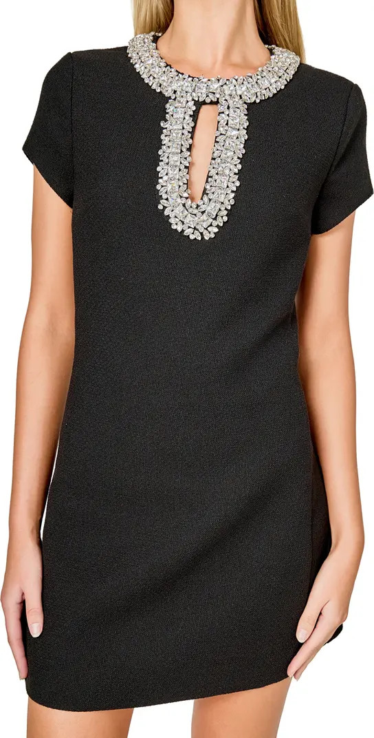 Embellished Shift Minidress | Nordstrom