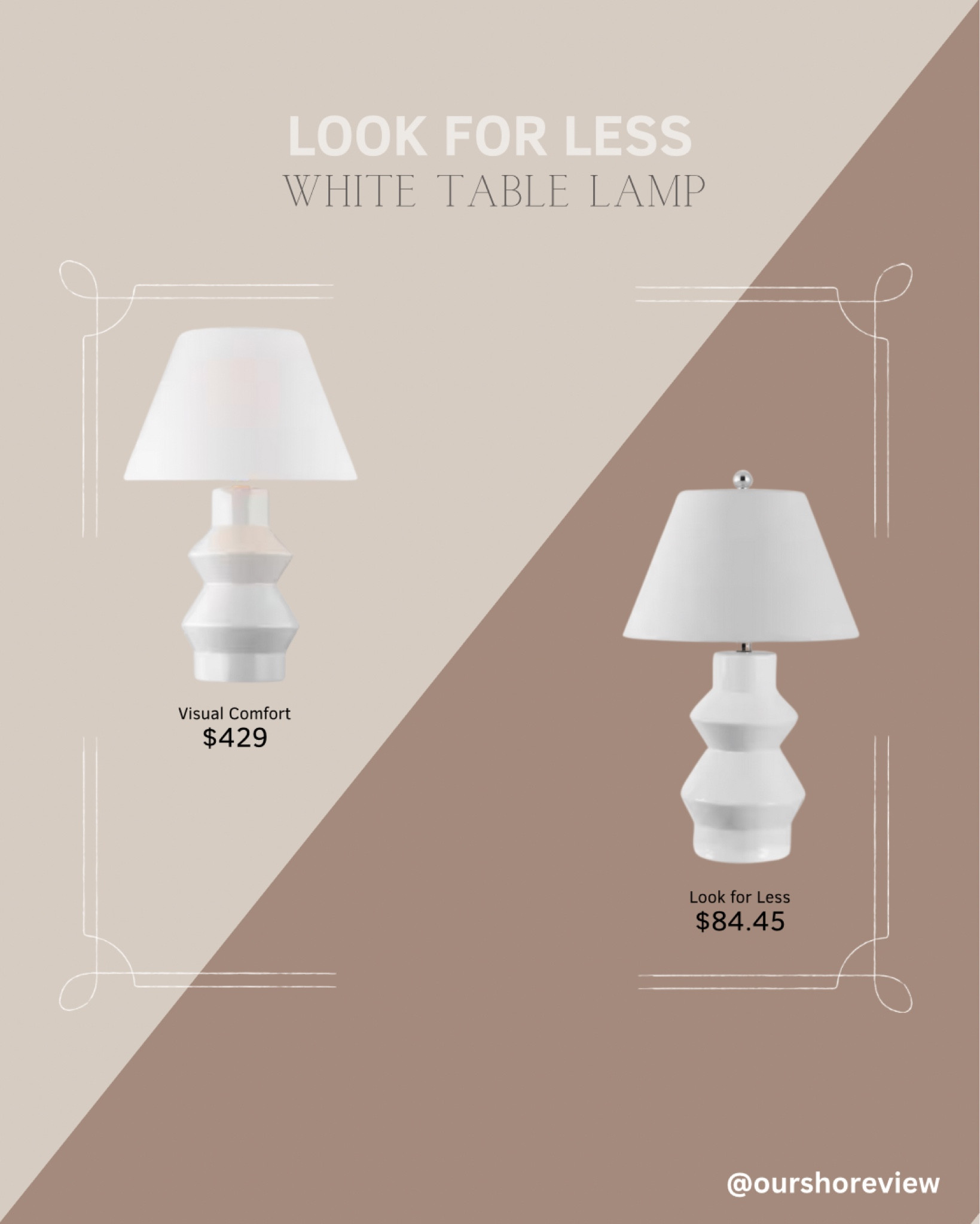 White table lamp, Visual Comfort look for less, Visual Comfort dupe, high verses low lighting, save verses splurge table lamp, designer look for less 

#LTKStyleTip #LTKHome #LTKSaleAlert