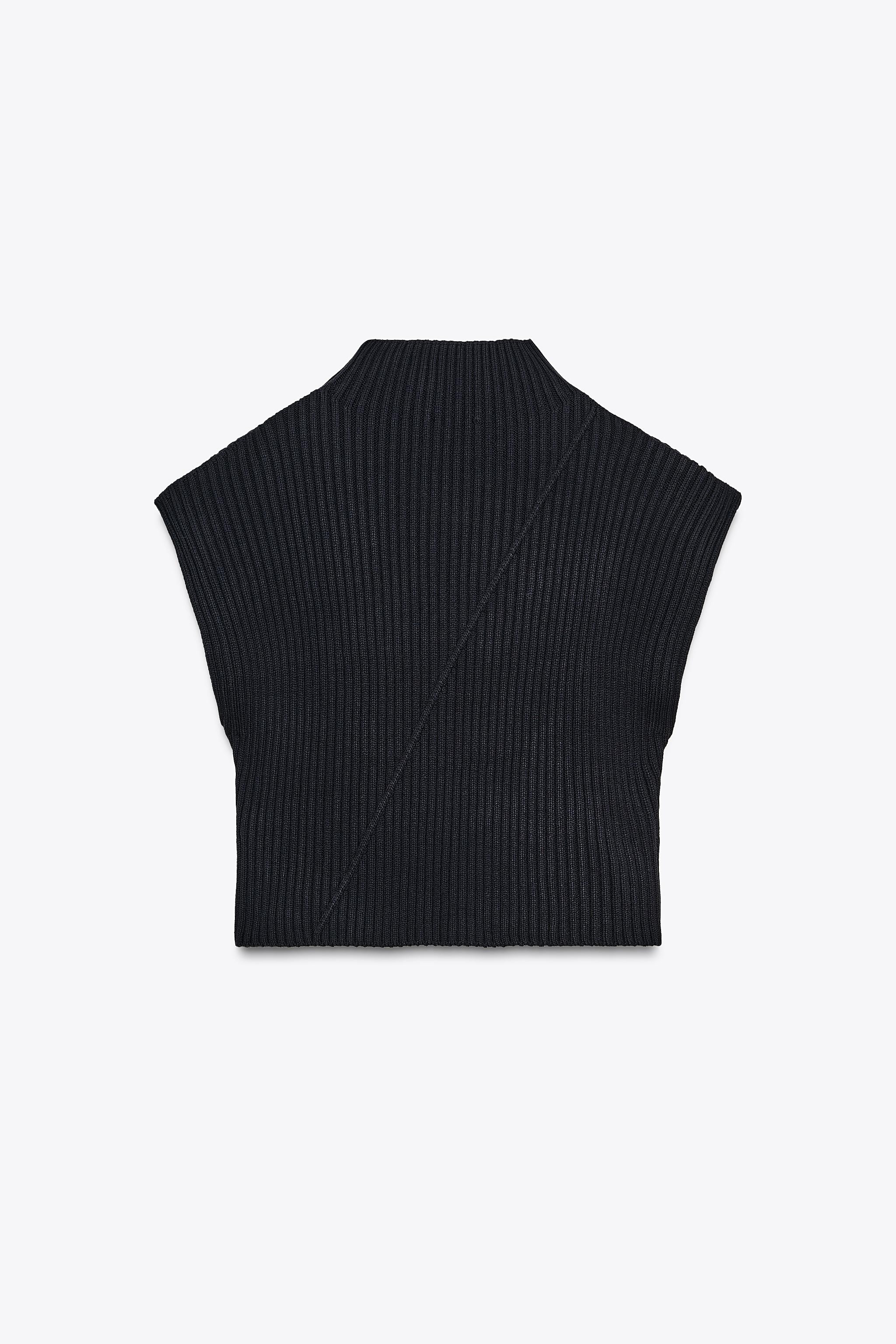 RIB KNIT VEST | Zara US