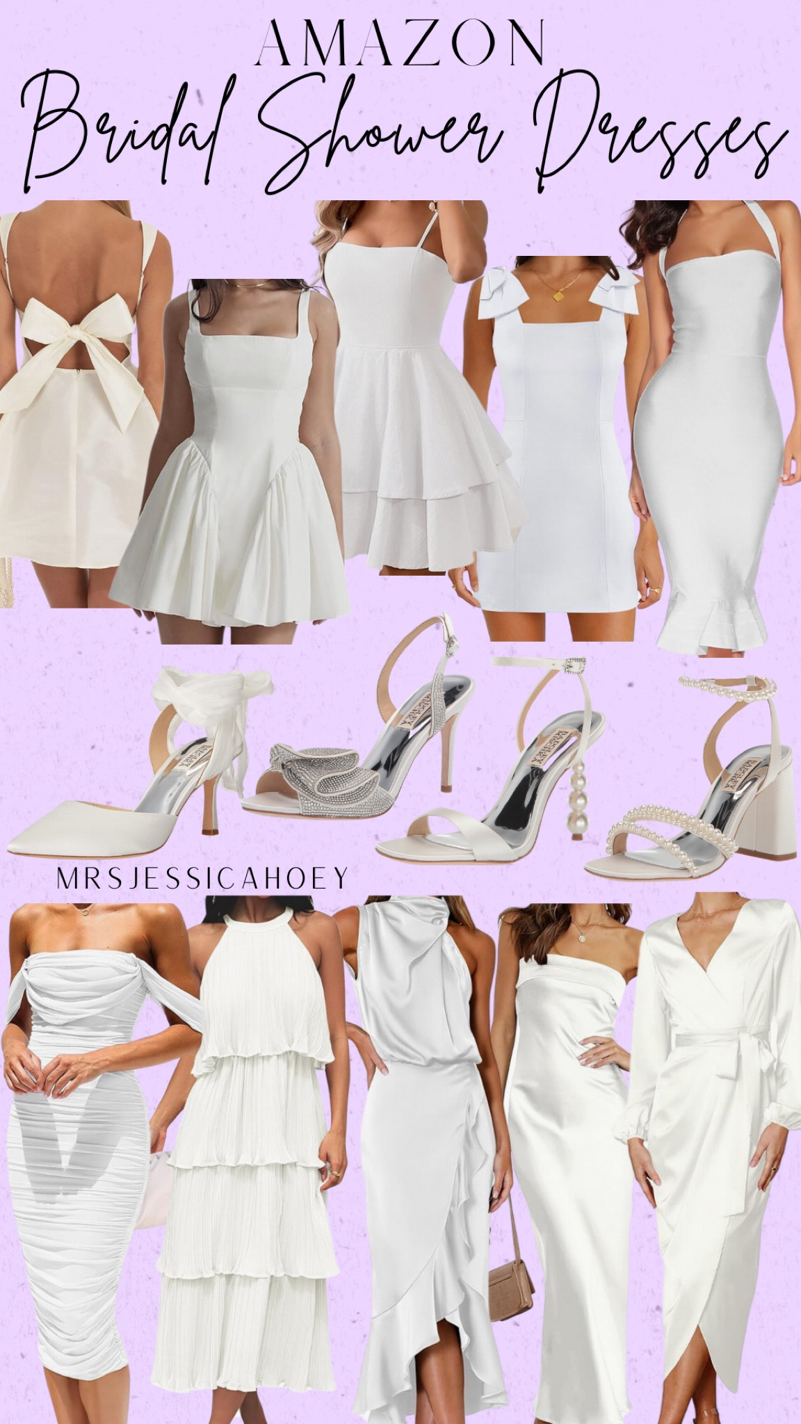 Women’s dresses. Formal cocktail special occasion dresses. Wedding dresses. Bridal shower dress. Wedding heels stilettos. White bows satin chiffon pearls. Strapless v-neck cowl neck tank square neck halter spaghetti strap long sleeve short midi long dresses. White dresses. 

#LTKShoeCrush #LTKFindsUnder100 #LTKWedding