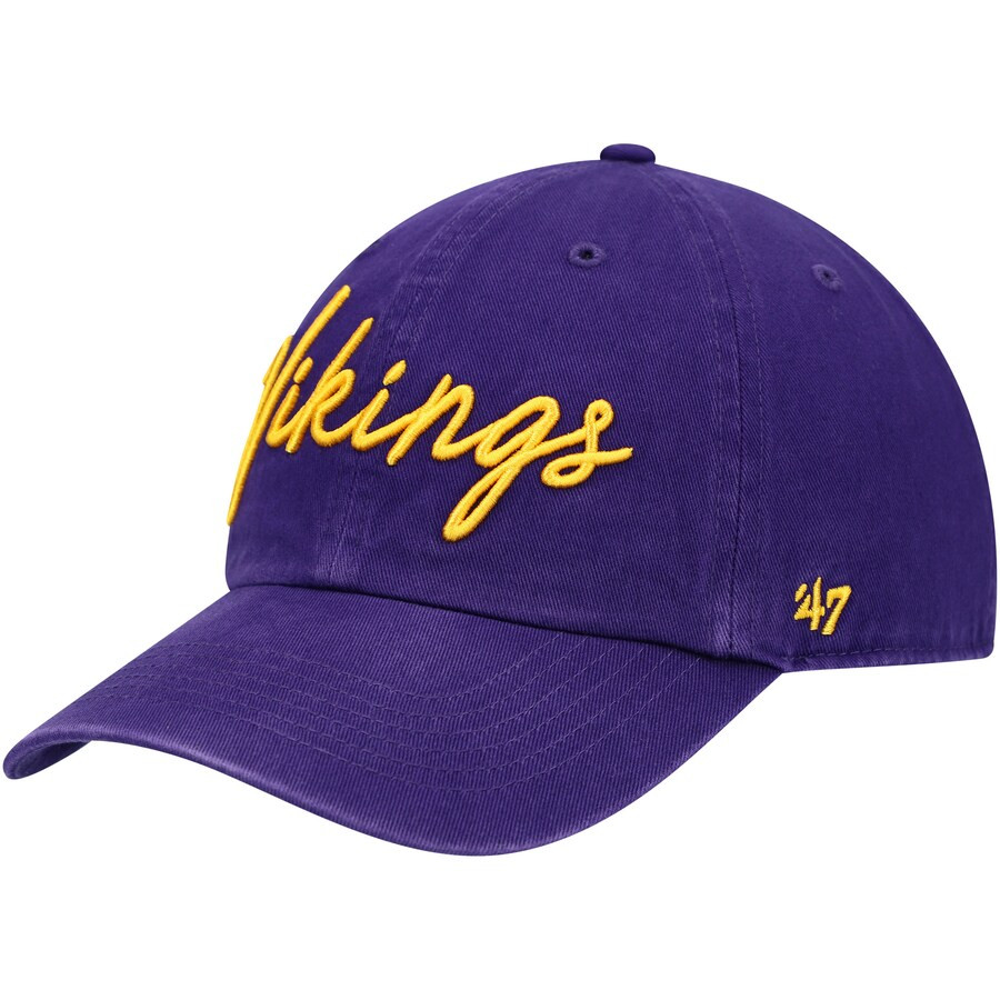 Minnesota Vikings '47 Women's Vocal Clean Up Adjustable Hat - Purple | Fanatics