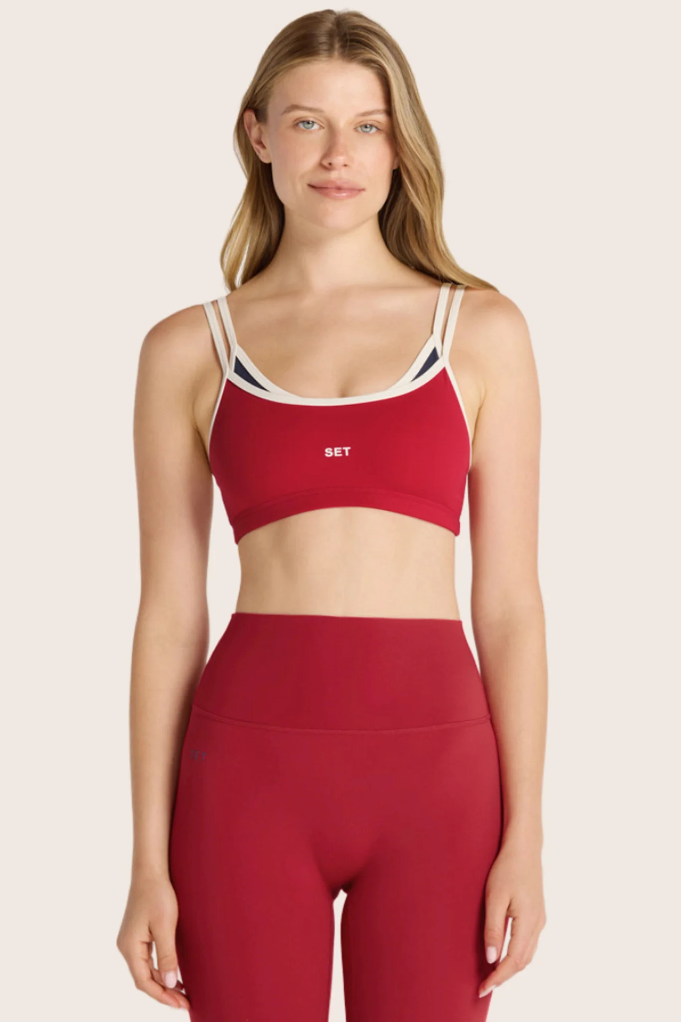 AIRLUXE™ BREATHE LAYERED MOVE BRA - LADYBUG | SET Active