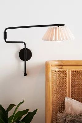 Harriet Pleated Sconce | Anthropologie (US)