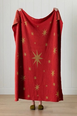 New York City Ballet Cotton Knit Icon Throw Blanket | Anthropologie (US)