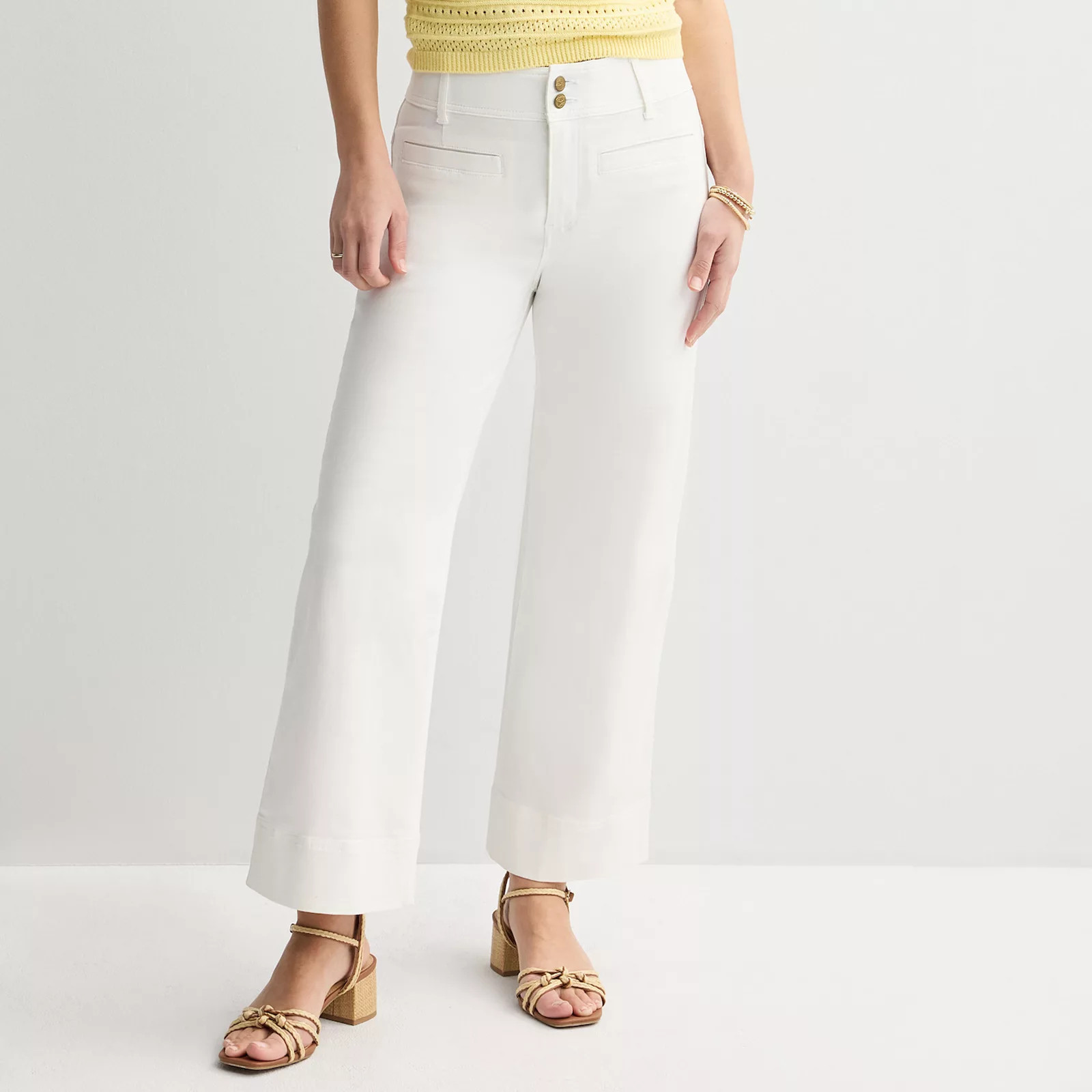 Women's Draper James High-Rise Wide-Leg Jeans | Kohl's