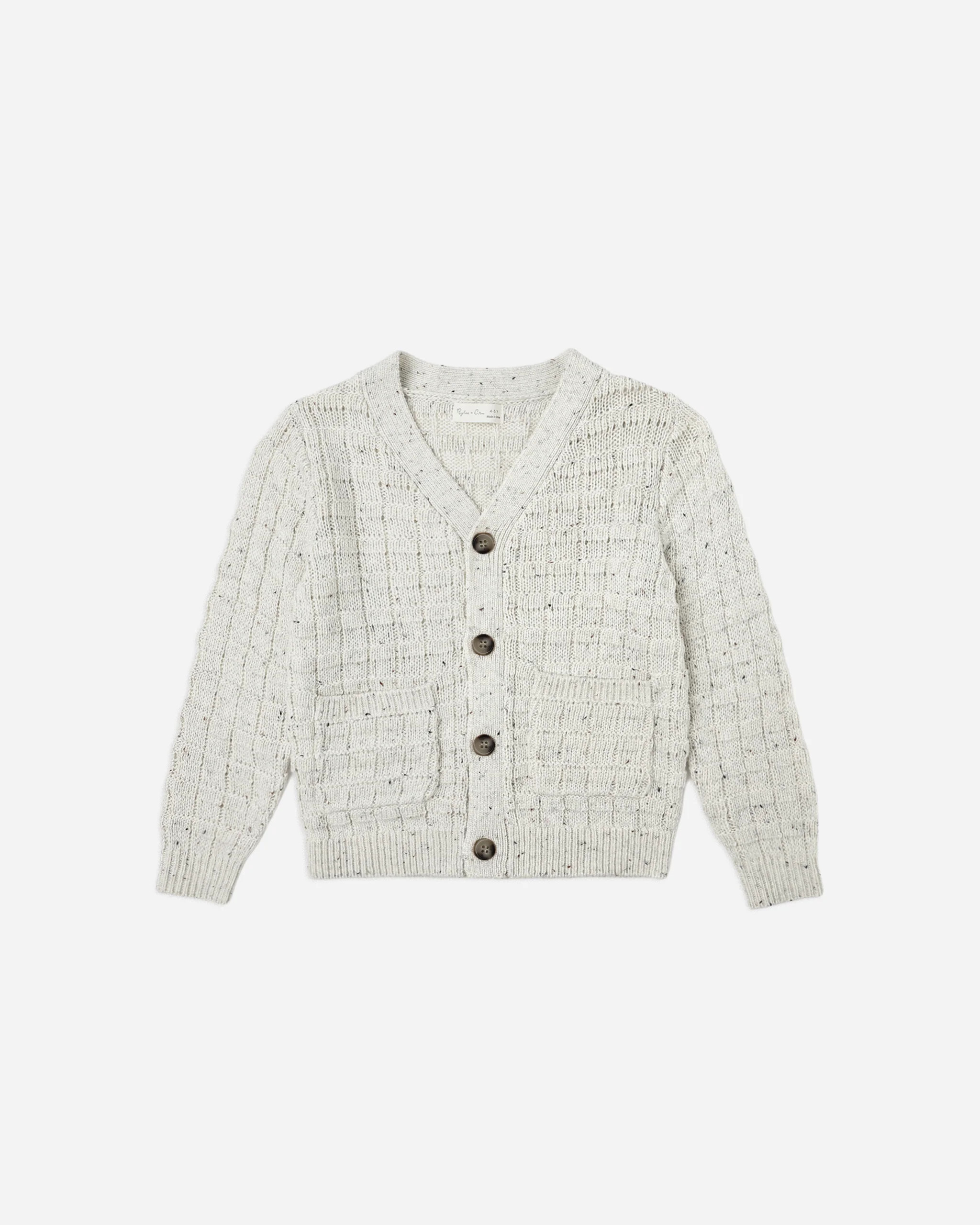 Wynn Cardigan || Oatmeal Speckle | Rylee + Cru