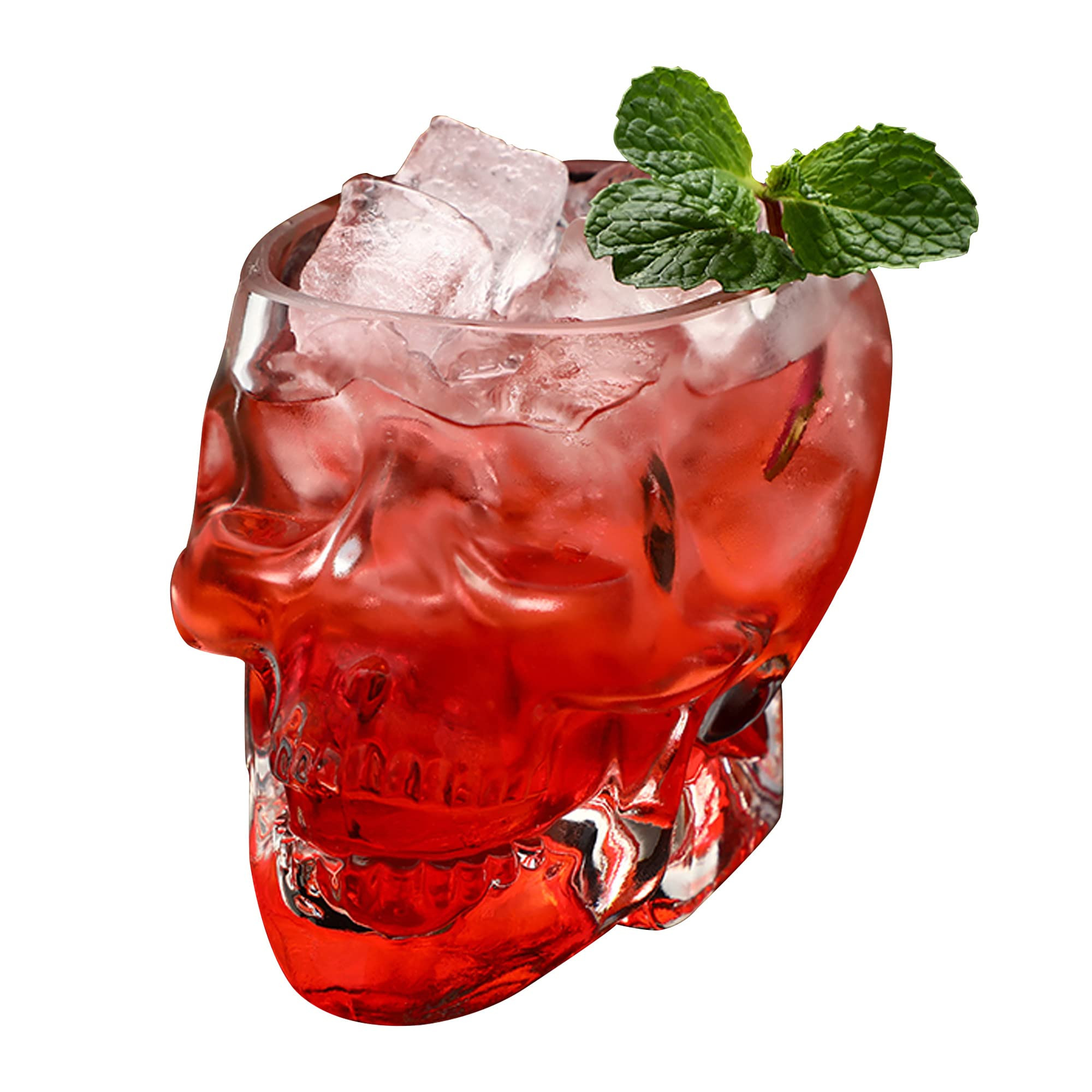  NKADKNS Funny skull glass Wine Glass ，Drinking Glass，Gift, Engraved Design,Large Glasses,vodka spir | Amazon (US)
