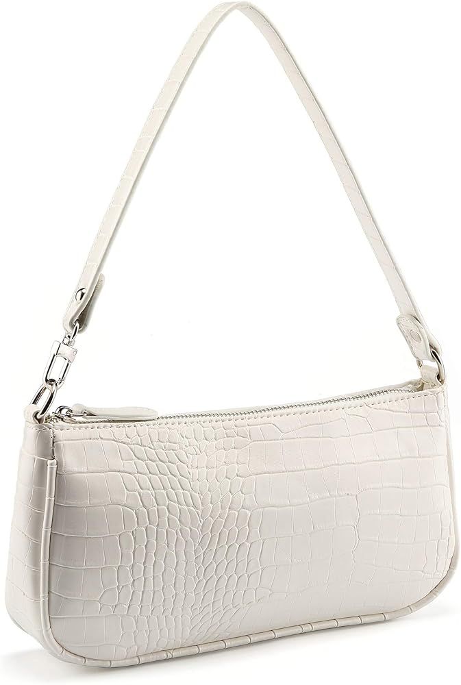 CHIC DIARY Women Tote Bag Small Cro Clutch Purse Shoulder Handbag with Zipper | Amazon (US)