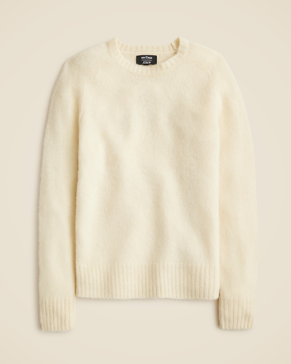 Limited-edition The New Yorker X J.Crew brushed wool crewneck sweater | J. Crew US