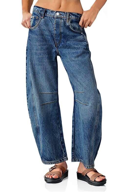 Womens baggy boyfriend jeans | Amazon (US)